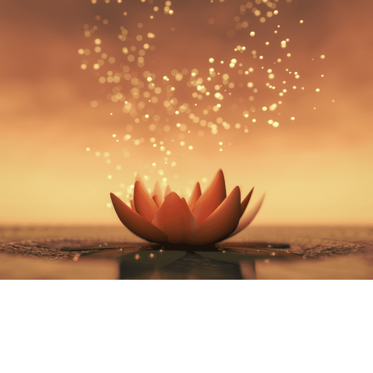 Ar Holistic Therapy - Bradford - A serene lotus flower floating peacefully in the water, symbolizing spiritual practices.